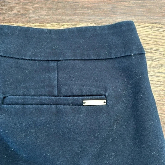 Anne Klein Navy Blue Cropped Pants | Cropped Pants | Business Casual | Office - Picture 5 of 12